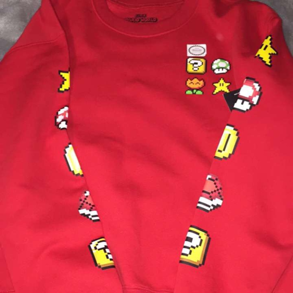 Mario shirt.